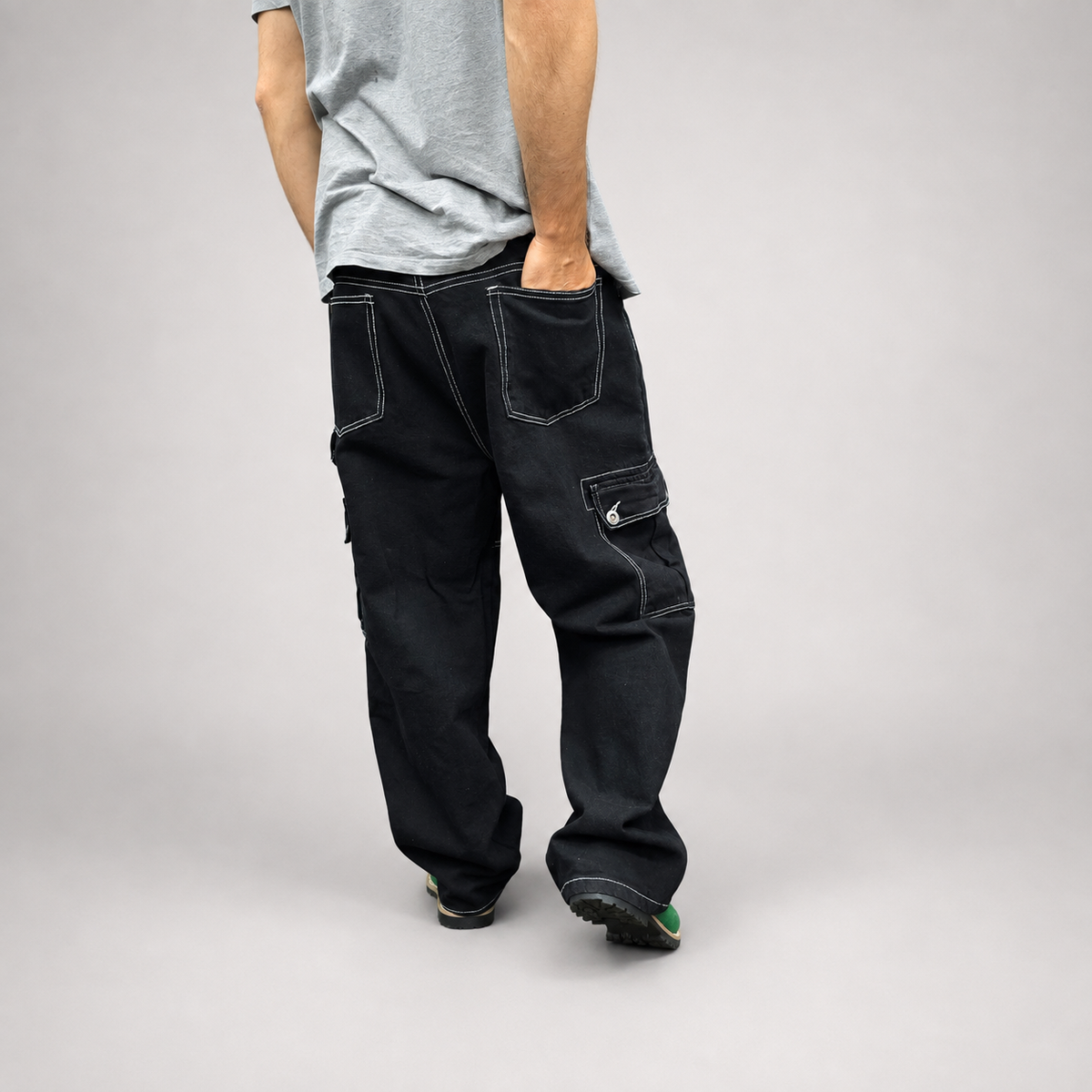 Blackout Utility Cargo Denim