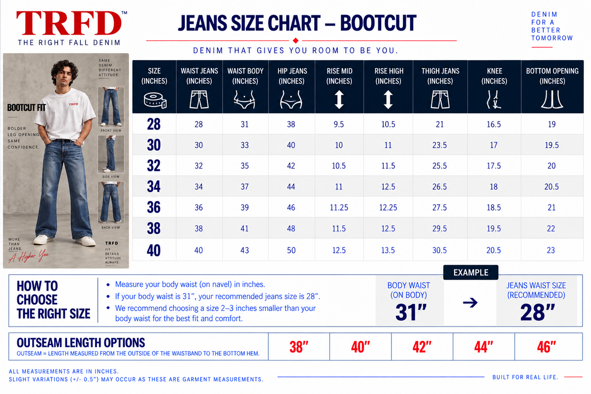 Size & Fit Chart