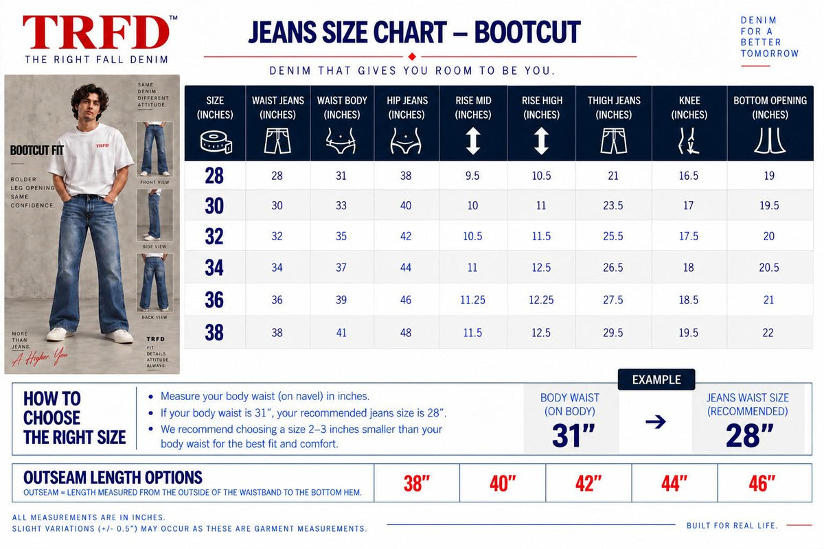 Size & Fit Chart