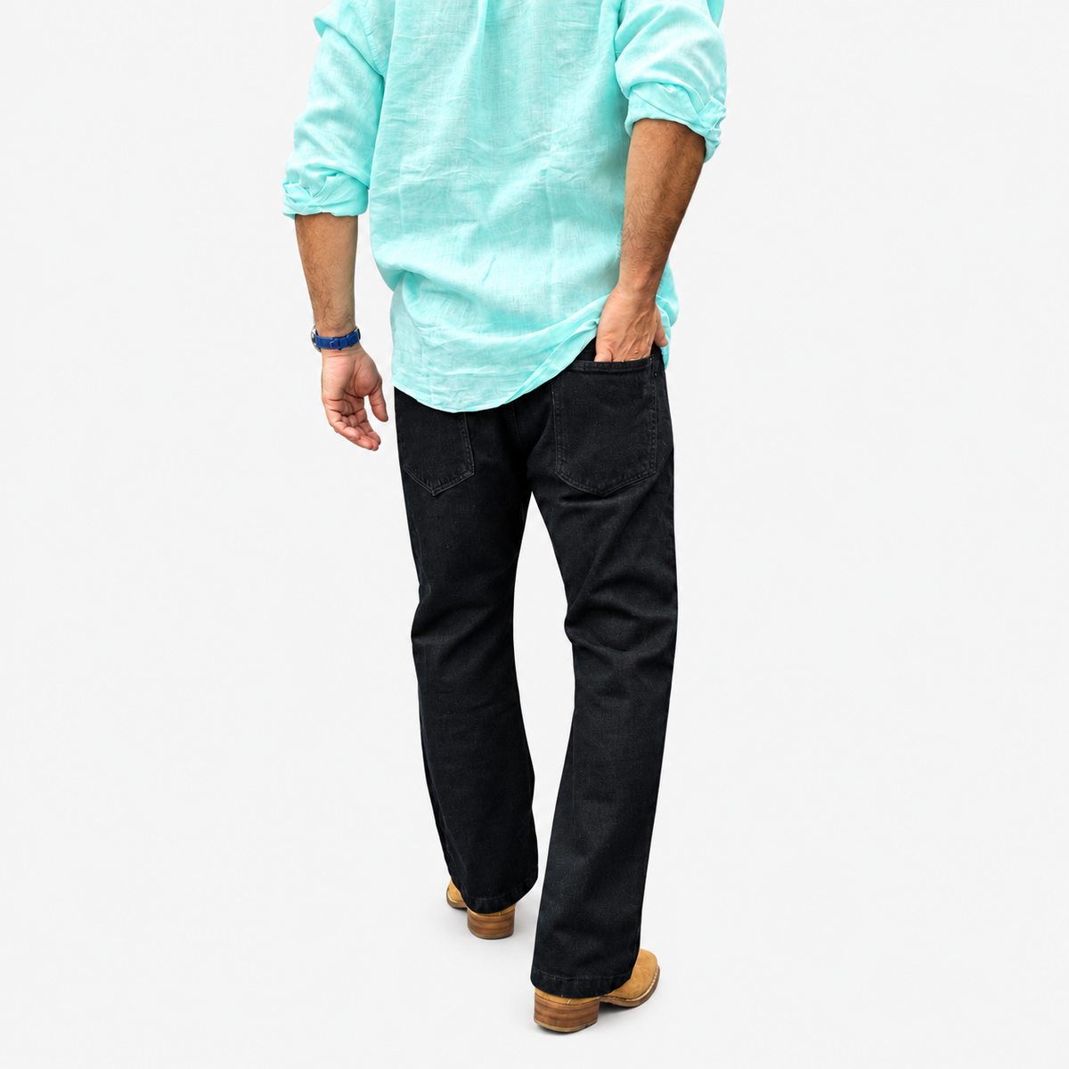 Jet Black Classic Denim Jean