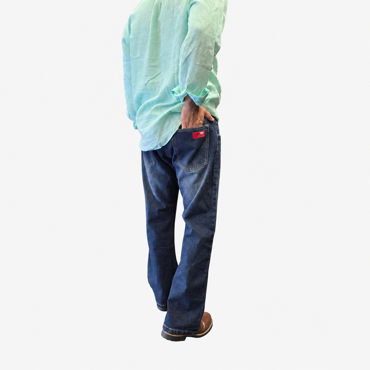 The Western Indigo Classic Bootcut Denim Jean