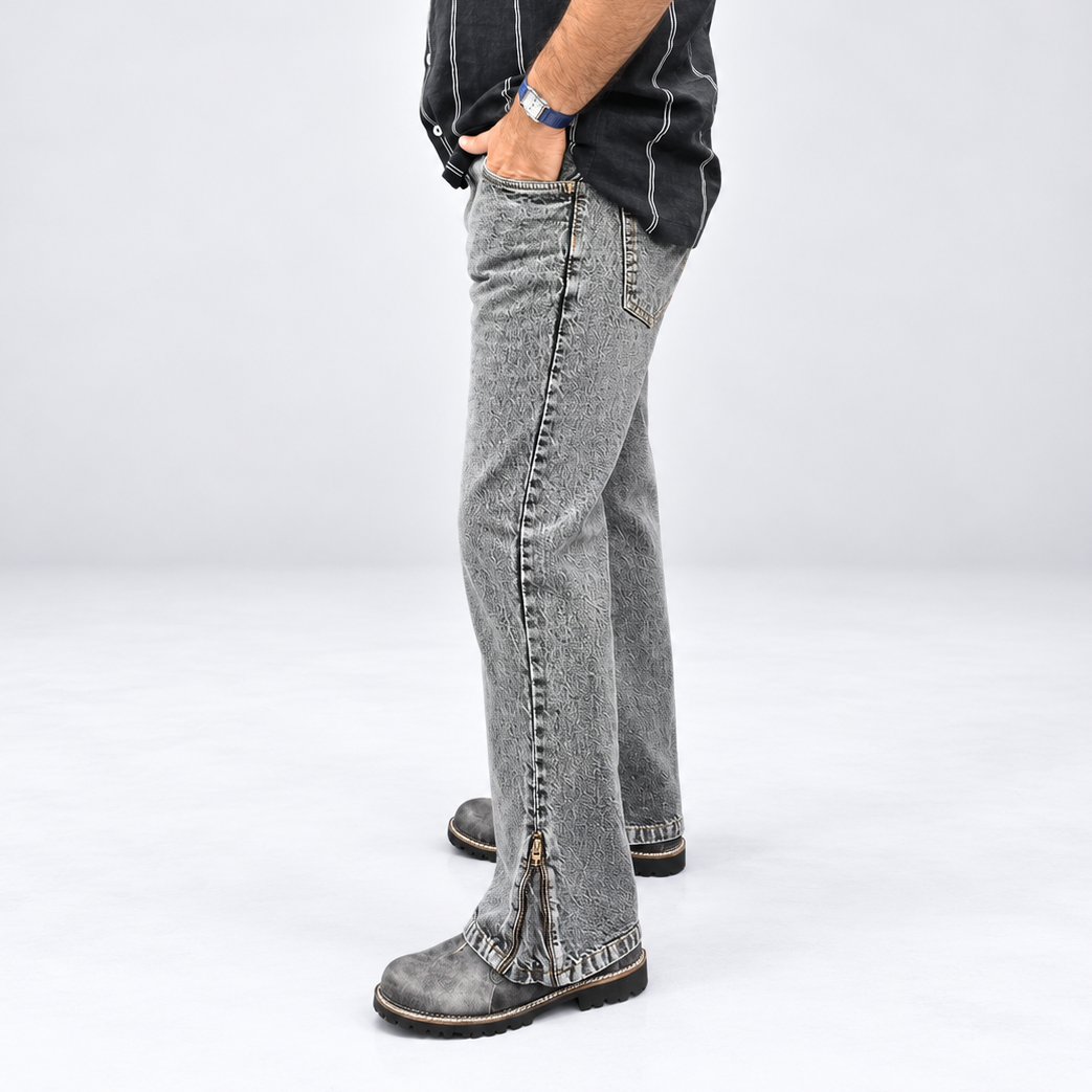 The Carbon Utility Zip Jean
