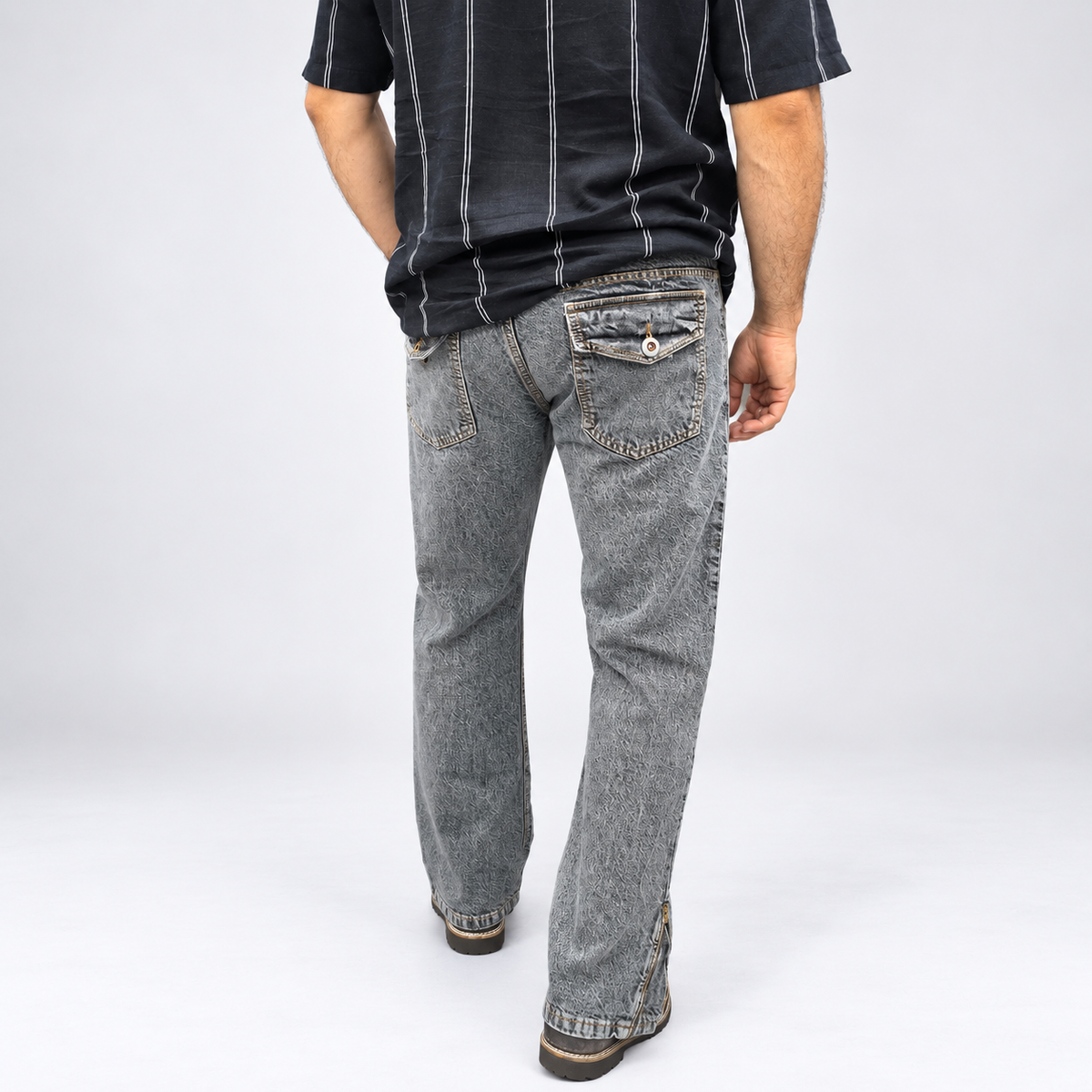 The Carbon Utility Zip Jean