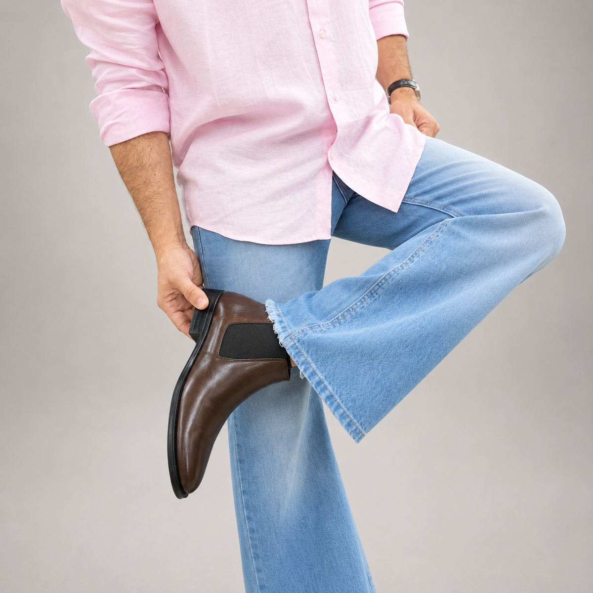Arctic Blue Flare Denim