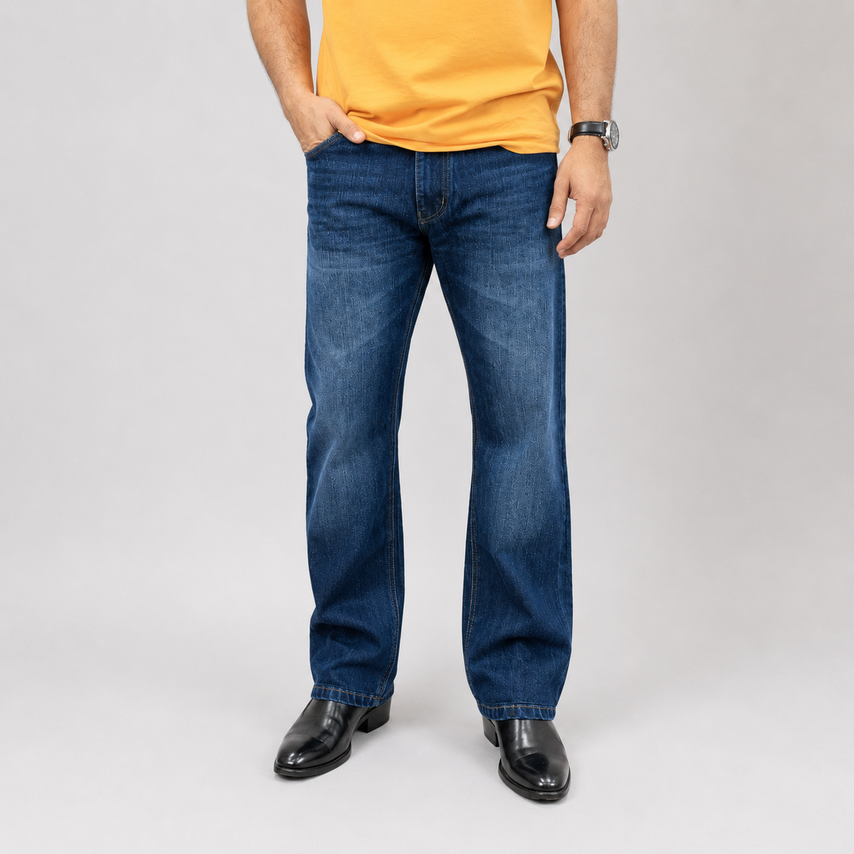 Midnight Indigo wash Denim Jean