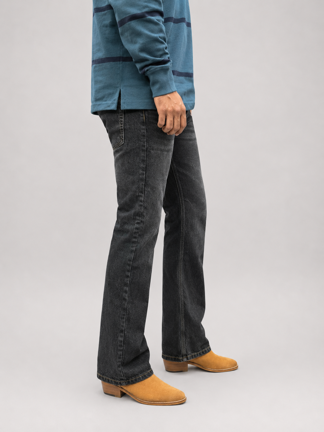 Charcoal Black Edge Denim