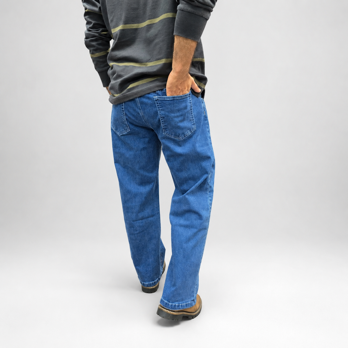 Sky Blue Relaxed  Denim Jean