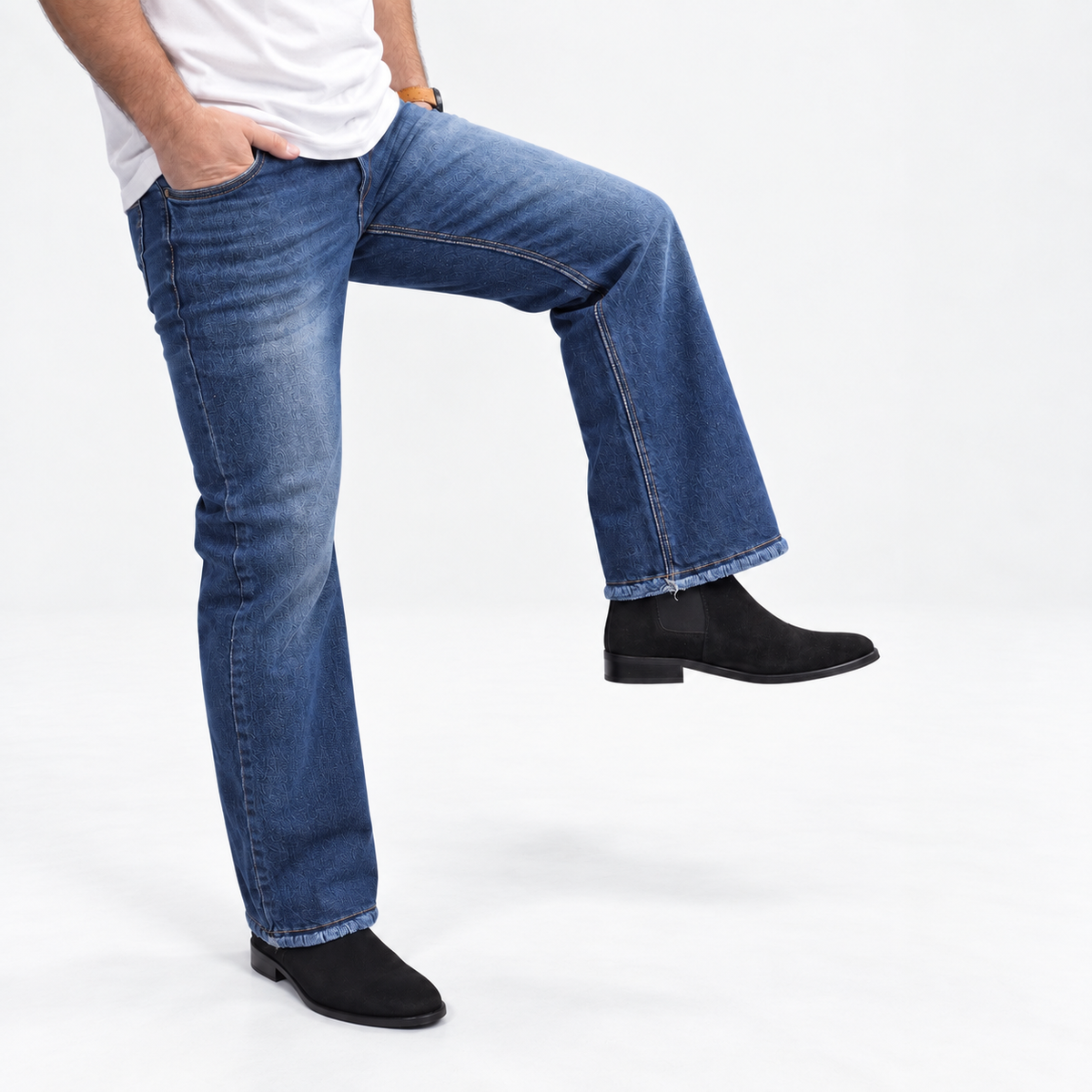 Vintage Indigo Rawedge Denim Jean
