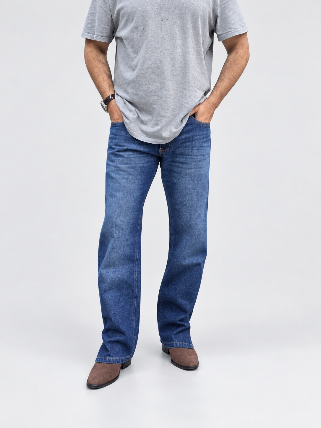 Midnight Zip-Hem Denim