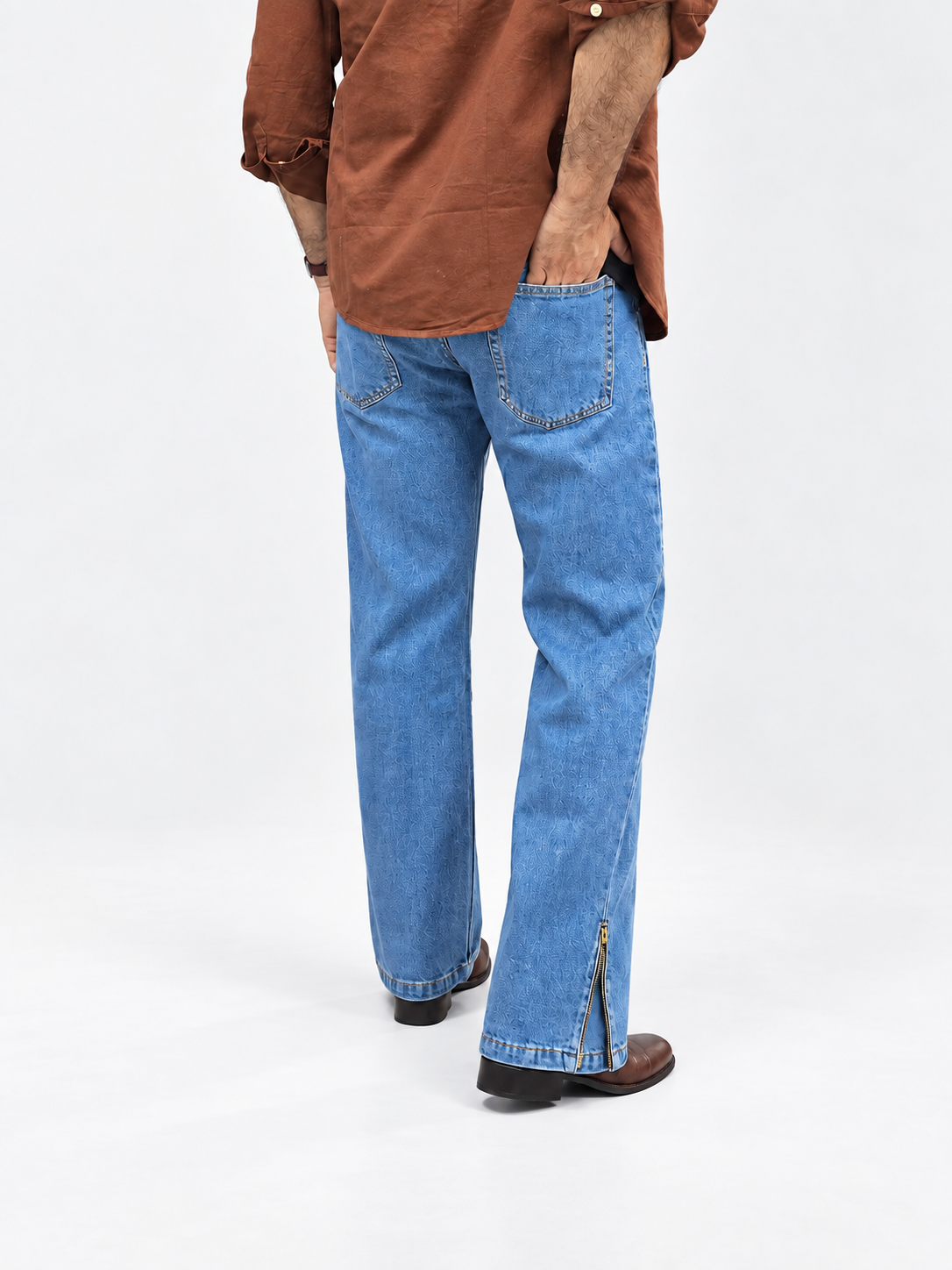 Skyline Zip Flare Denim Jean