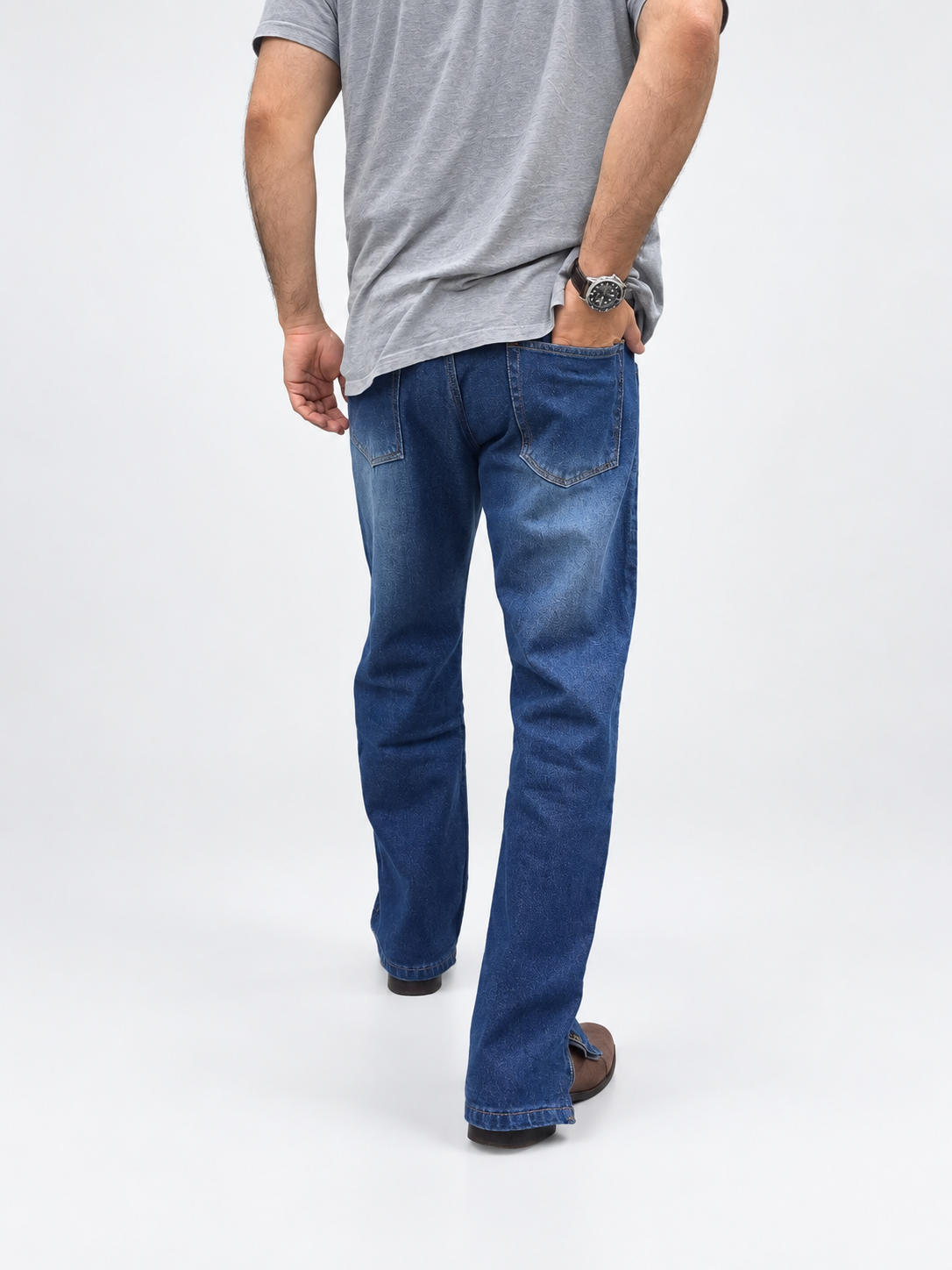 Midnight Zip-Hem Denim