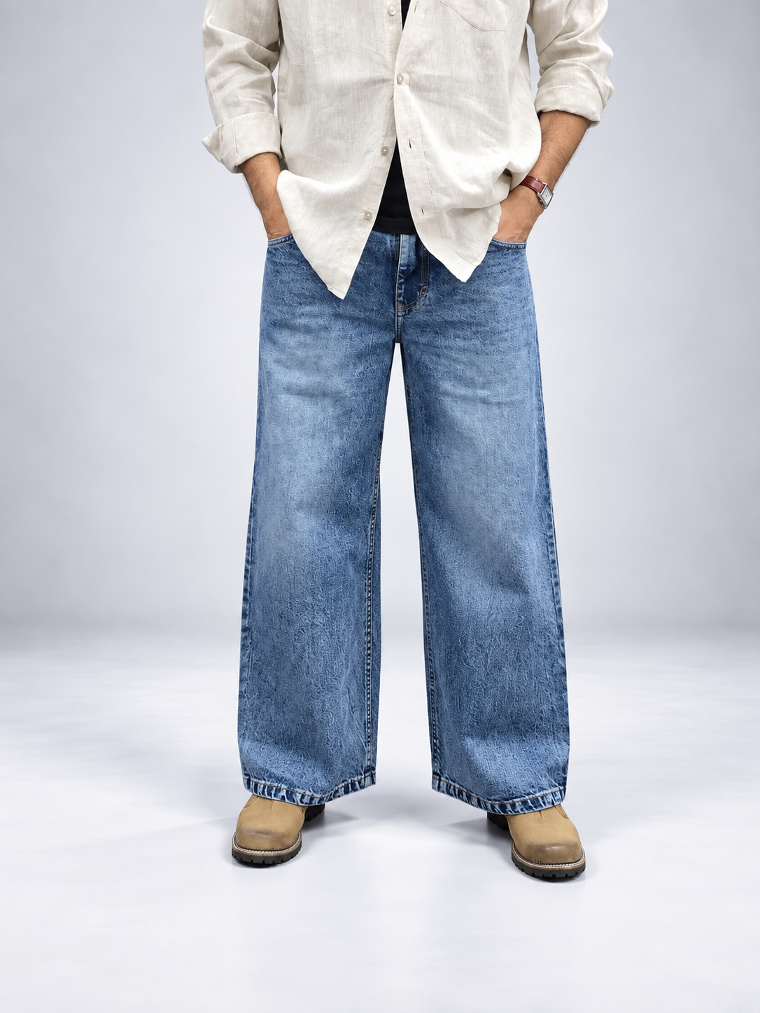 TRFD Icy Blue  Denim Jean