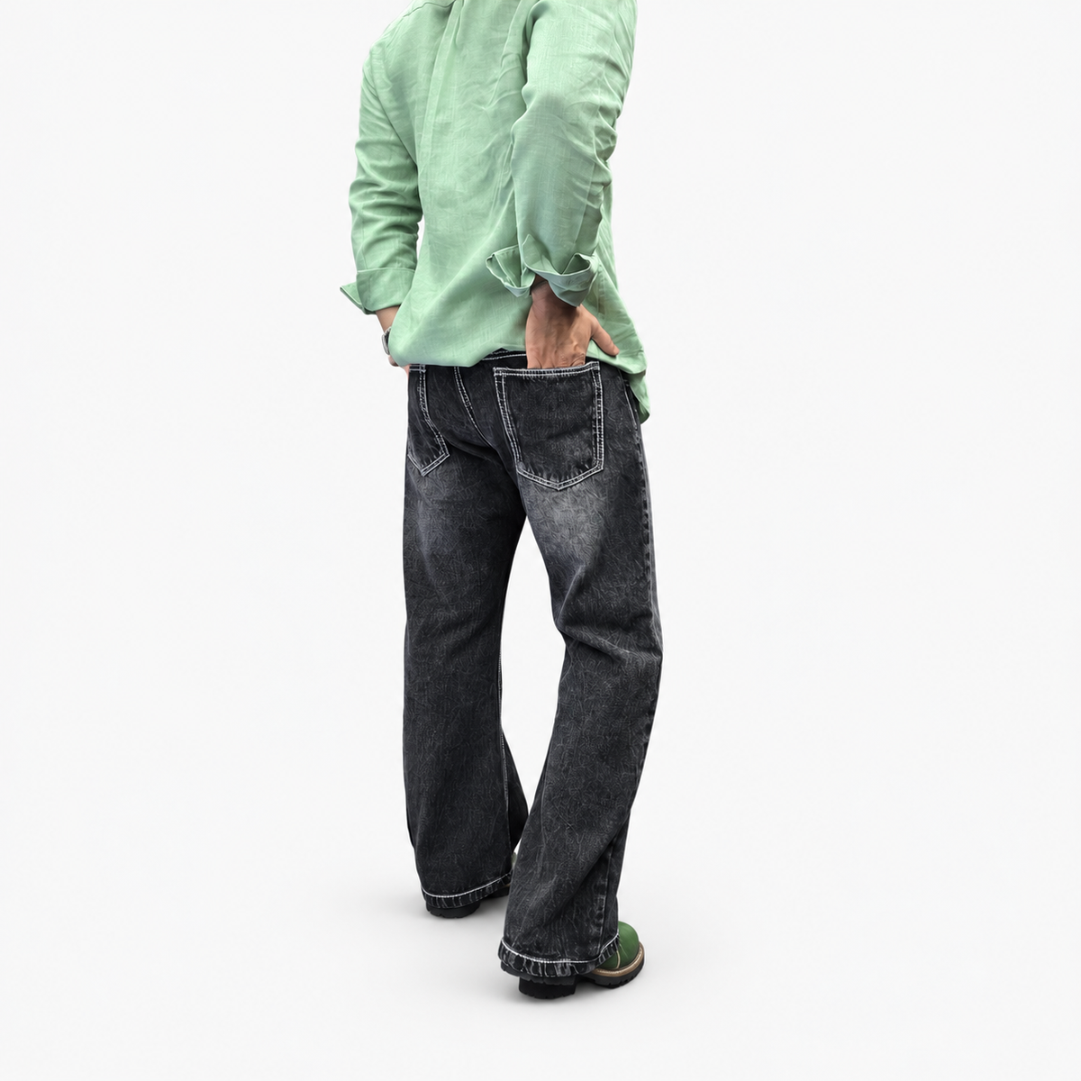 The Obsidian Cloud Bootcut Jean