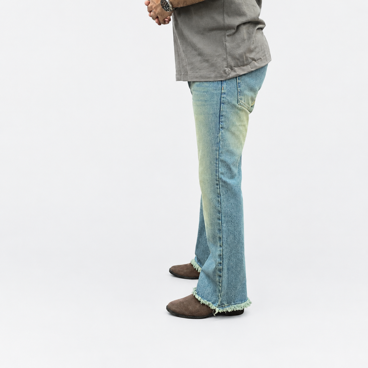 The Dirty Tint Rugged Hem Jean