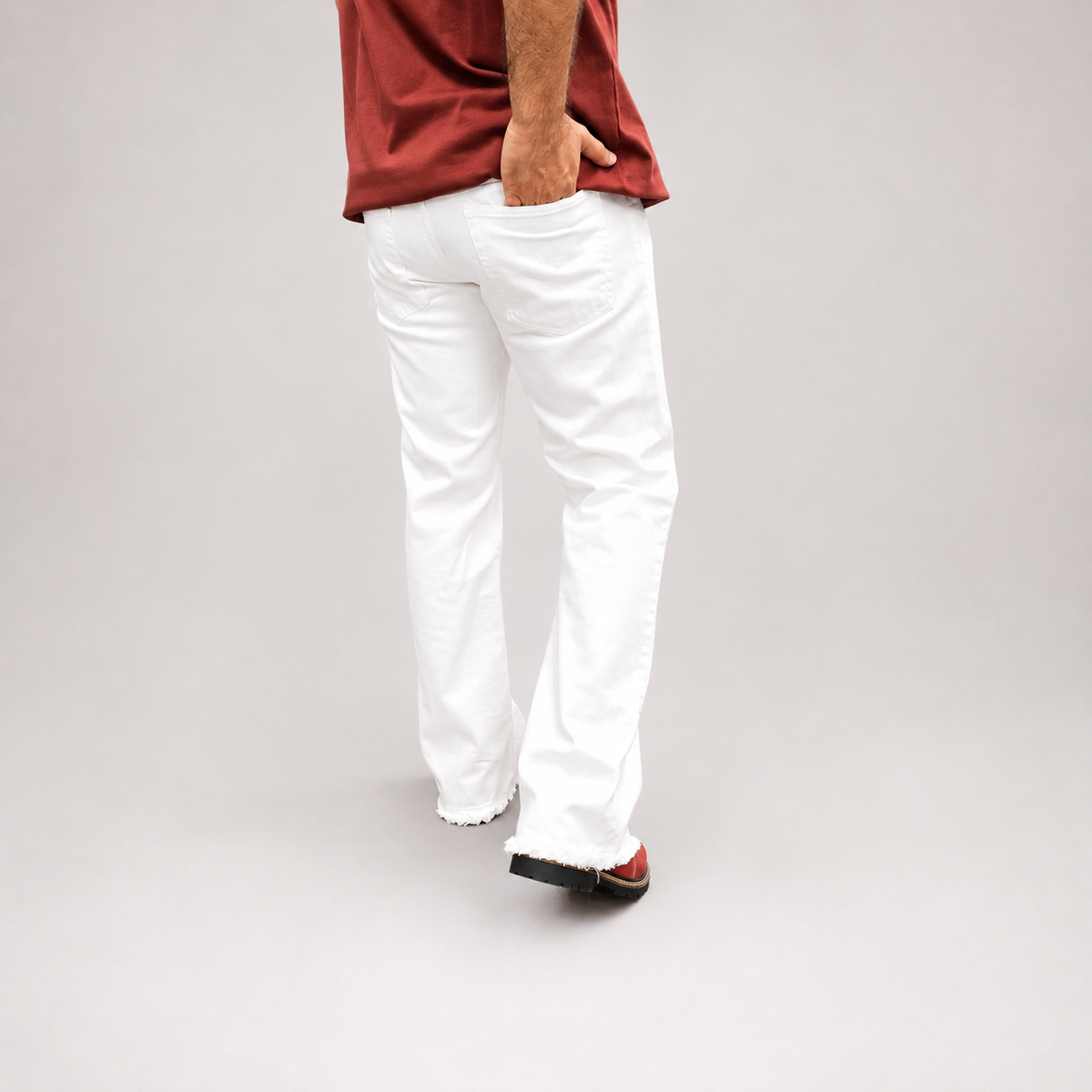 Pure Edge Distressed Denim Jean