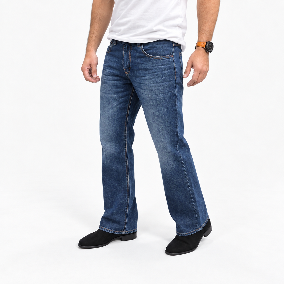 Vintage Indigo Rawedge Denim Jean