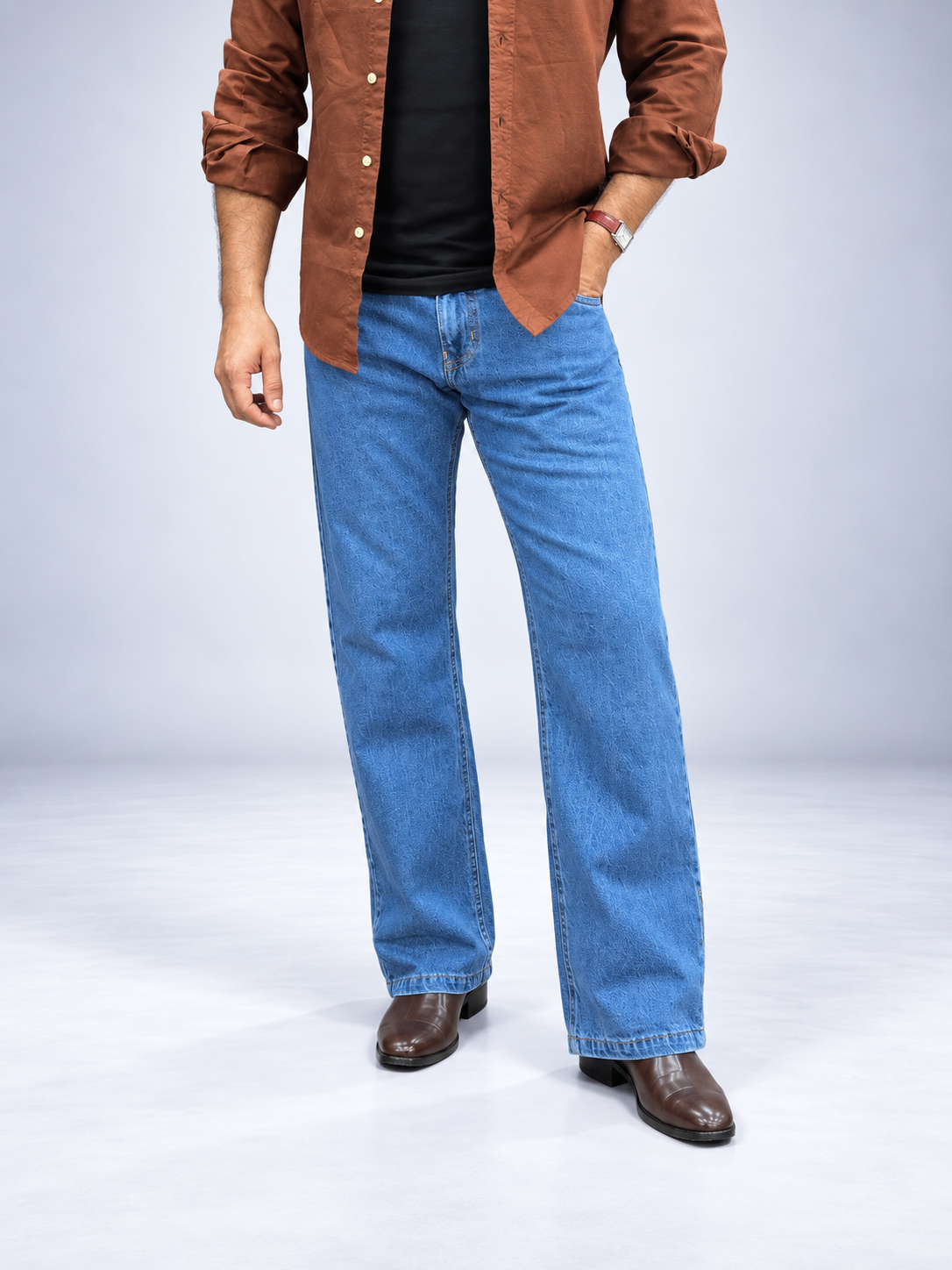 Skyline Zip Flare Denim Jean