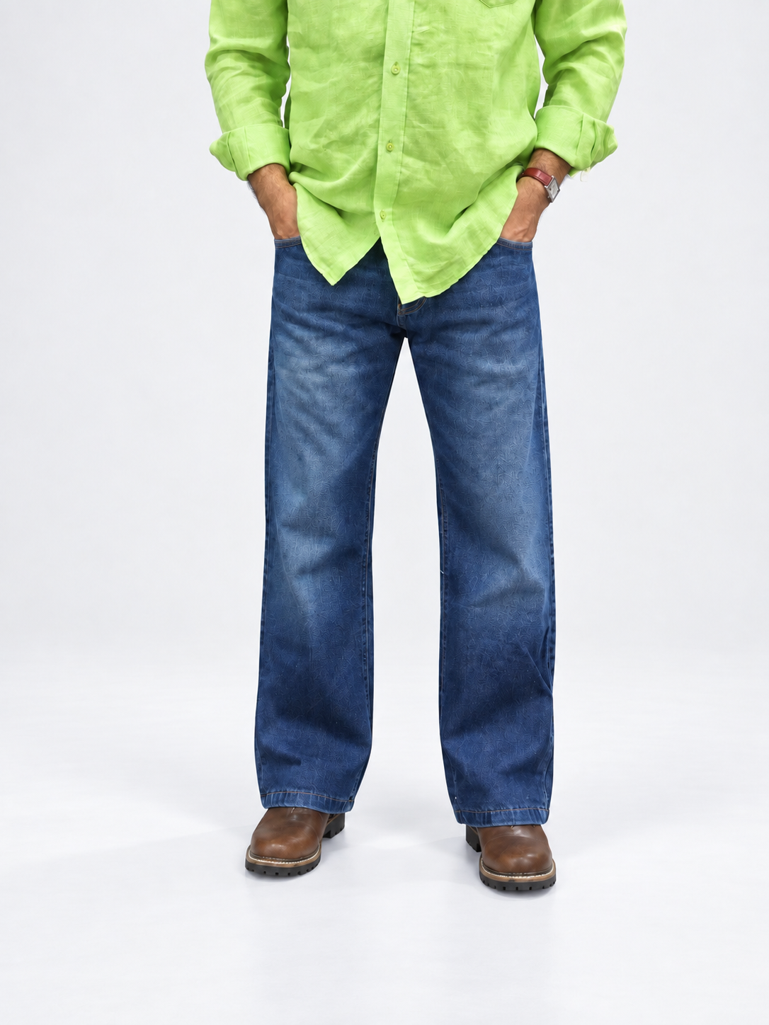 Midnight Flare Zip Denim Jean