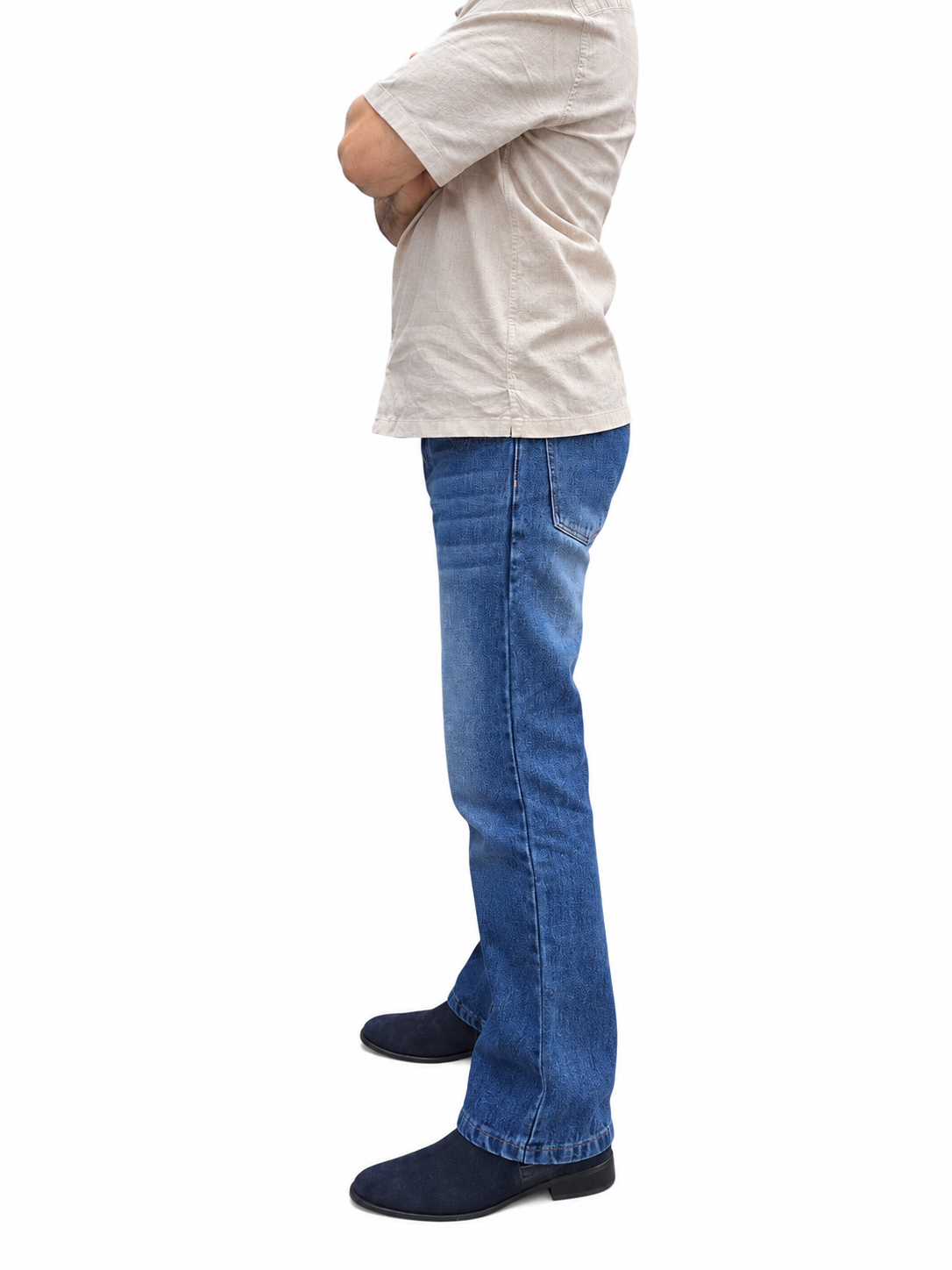 Classic Blue Straight Denim Jean
