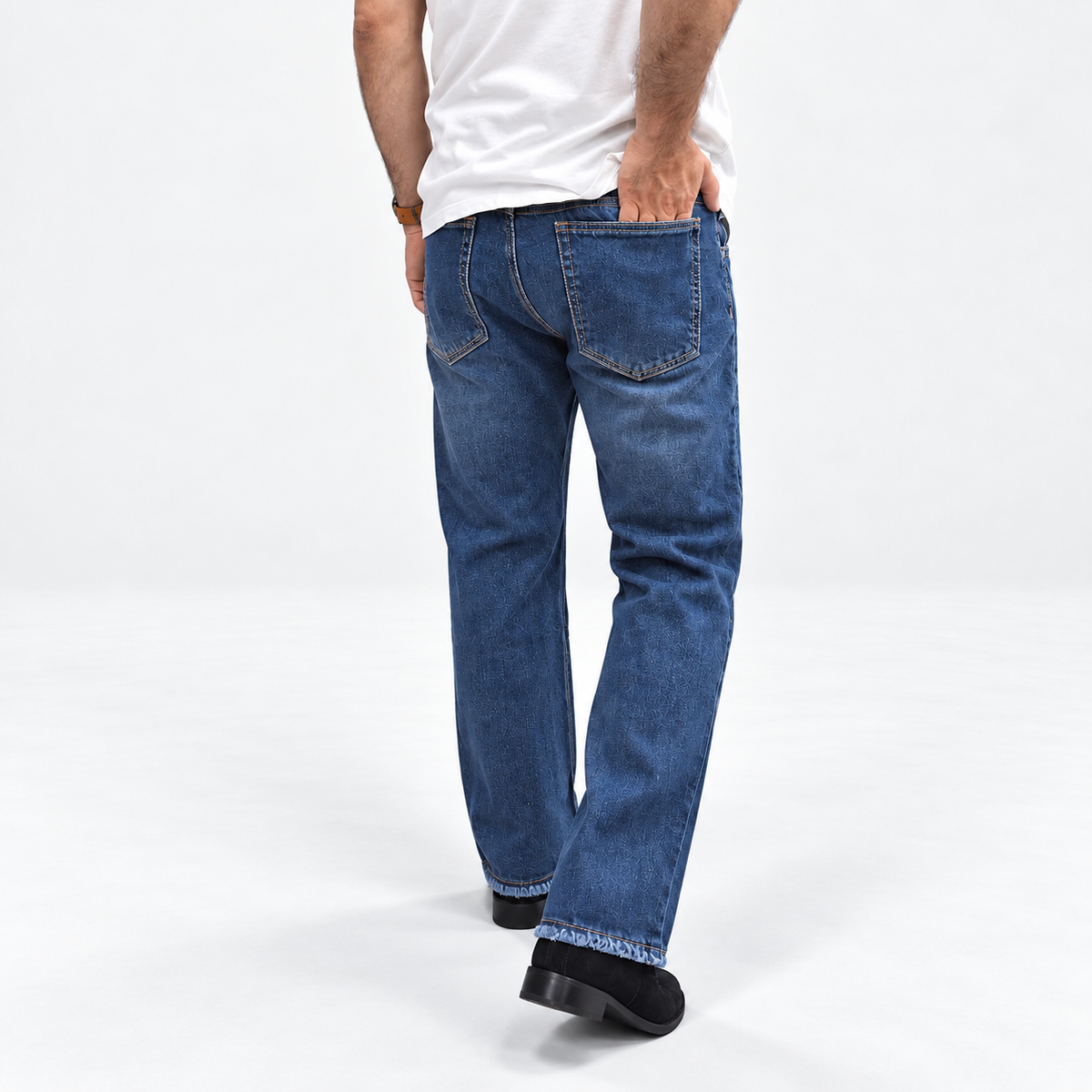 Vintage Indigo Rawedge Denim Jean