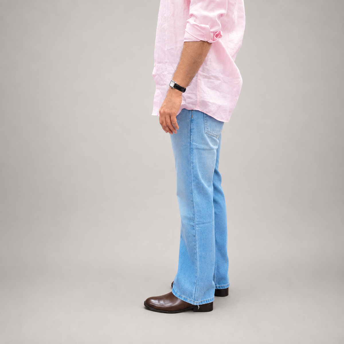Arctic Blue Flare Denim