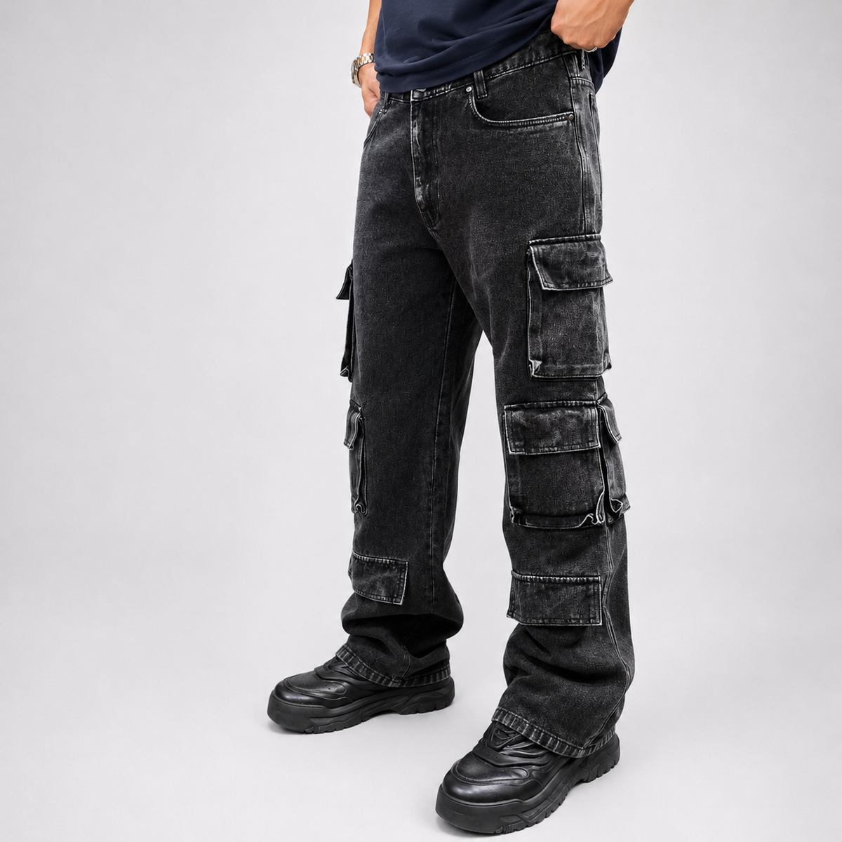 Shadow Utility Cargo Denim Jean