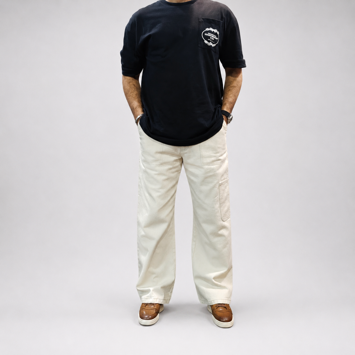 TRFD Ivory Utility Denim Jean
