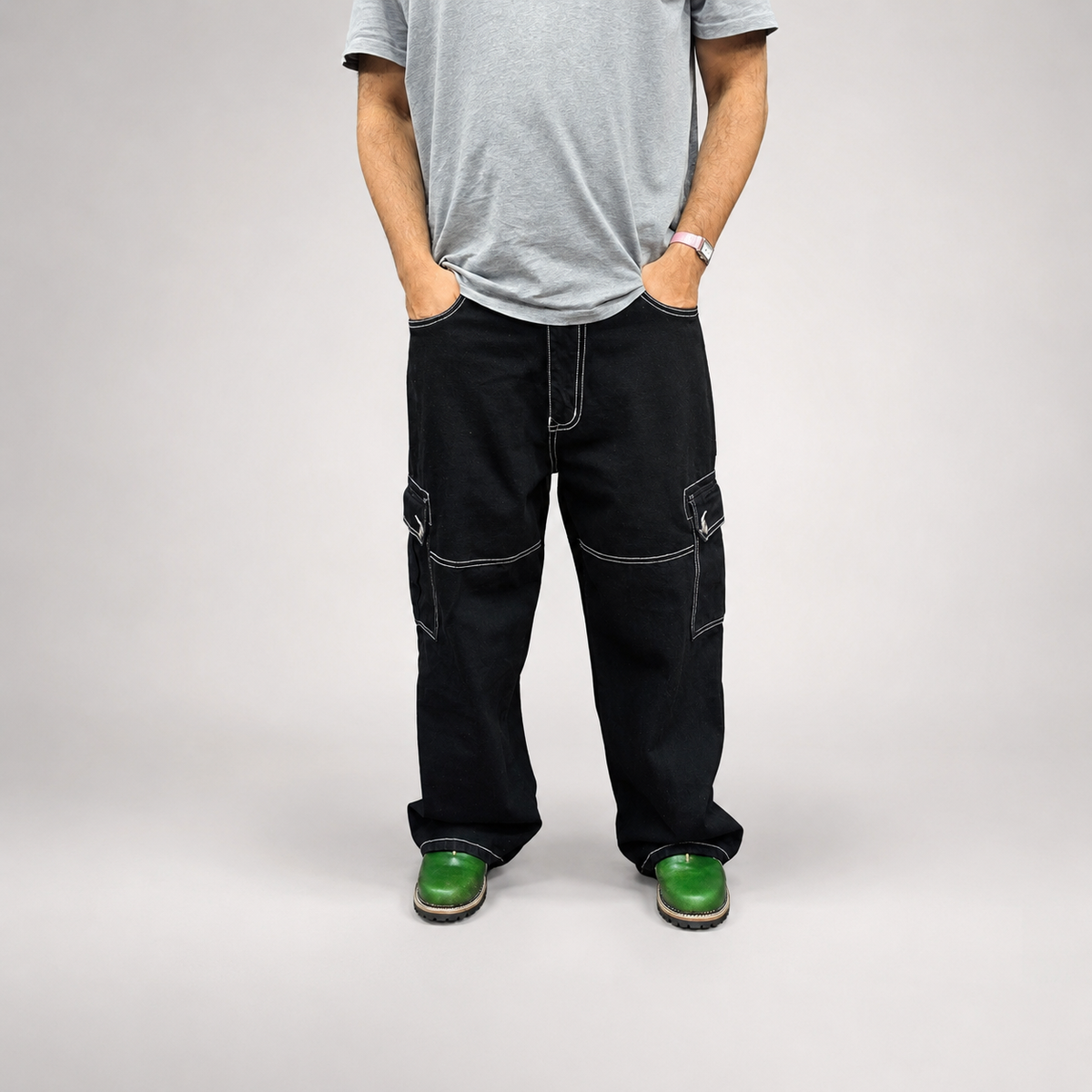 Blackout Utility Cargo Denim